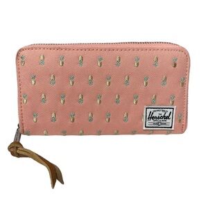 Herschel Supply Company Pink Pineapple Zipper Wallet
